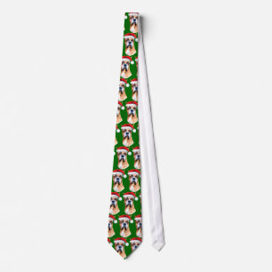 Santa Hat Boxer Tie
