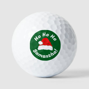 Santa Hat Christmas Golf Balls