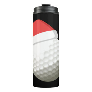 Santa Hat Christmas Golf Thermal Tumbler