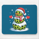 Santa Hat Ckleball Snowman Christmas Men Women Kid Mouse Pad<br><div class="desc">Santa Hat Ckleball Snowman Christmas Men Women Kids Long Sleeve</div>