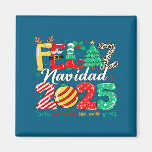 Santa Hat Family Christmas Matching Funny Feliz Na Magnet