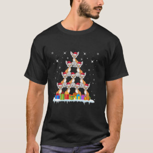 Santa Hat Fennec Fox Lovers Men Women Kids Christm T-Shirt