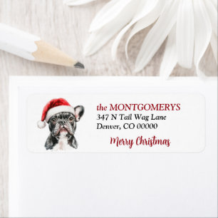 Santa Hat French Bulldog Christmas