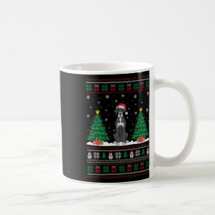 Santa Hat Great Dane Dog Christmas Tree Lights Ugl Coffee Mug