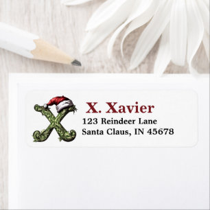 Santa Hat Monogram