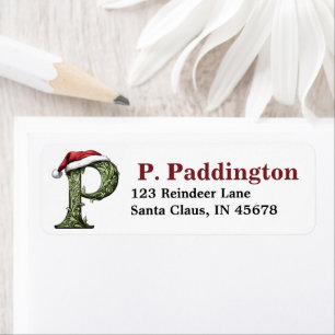 Santa Hat Monogram
