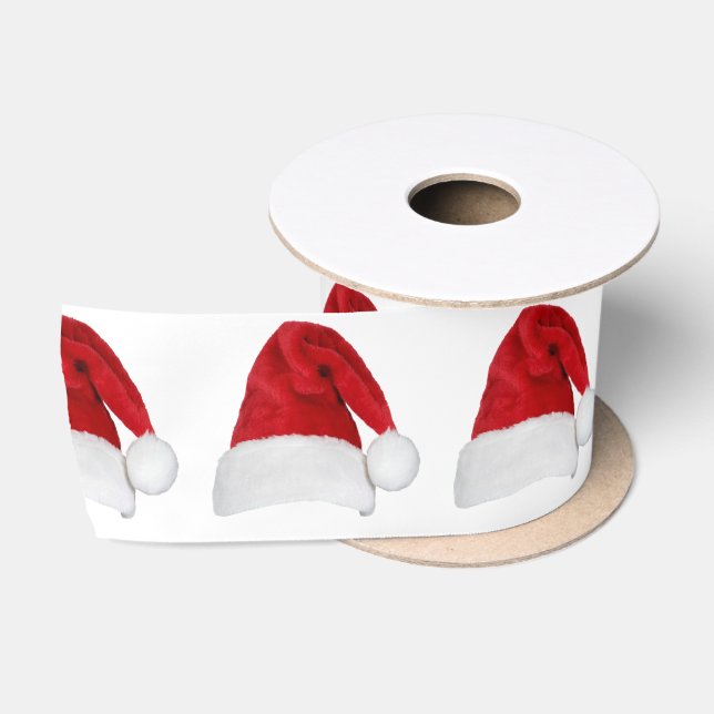 Santa Hat Ribbon Satin Ribbon (Spool)