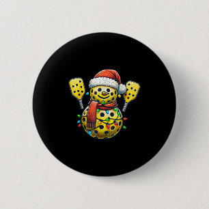 Santa Hat Snowman Family Matching Ckleball Christm 2 Inch Round Button