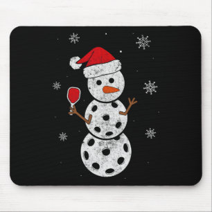 Santa Hat Snowman Gifts For Xmas Fun Picklebyll Ch Mouse Pad