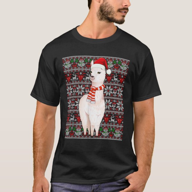 Santa Hat Ugly Sweater Men Women Kids Christmas Ll (Front)