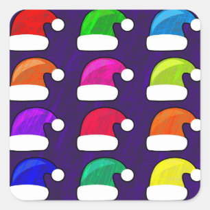 santa hats stickers