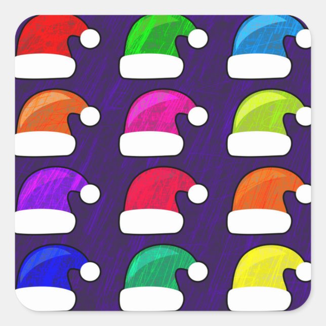 santa hats stickers (Front)