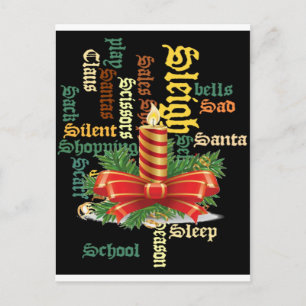 Santa Have a Nice Day and a Better Night. Holiday Postcard