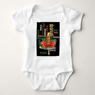 Santa Have a Nice Day and a Better Night.jpg Baby Bodysuit