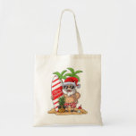 Santa Hawaiian Surfing Christmas Summer Surf Hawai Tote Bag<br><div class="desc">Santa Hawaiian Surfing Christmas Summer Surf Hawai</div>