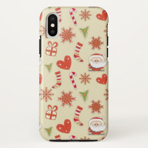 Santa Heart Design Case-Mate iPhone Case