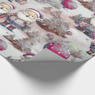 Santa Helpers Elegant Christmas Wrapping Paper