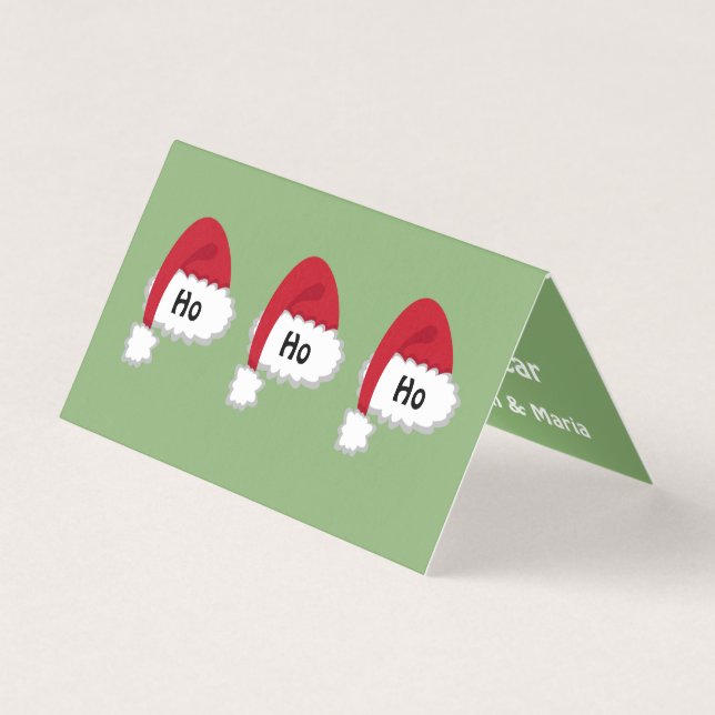 Santa Ho Ho Ho Card #HolidayZ (Front)