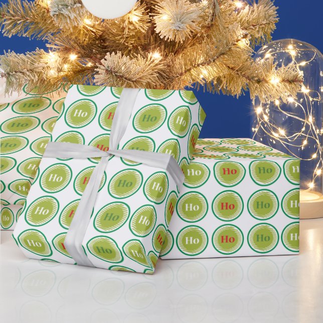 Santa Ho Ho HO Christmas Wrapping Paper (Holidays)