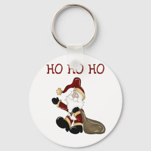 Santa HO HO HO Tshirts and Gifts Keychain