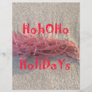 Santa HoHoHo Merry Christmas From Beach colours Letterhead