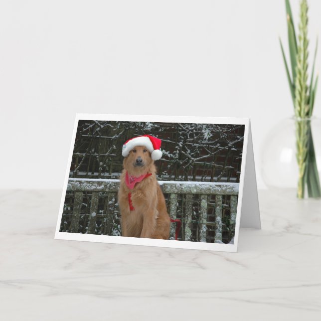 santa holiday card (Front)