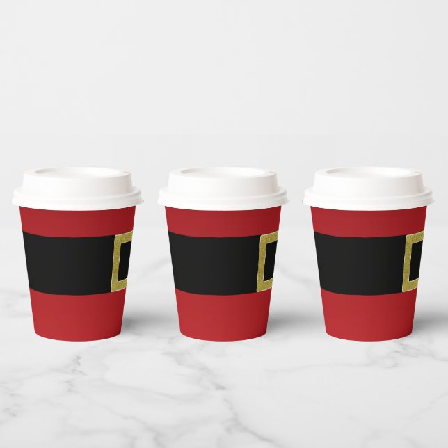 Santa Holiday Christmas Party Paper Cups (Multi)
