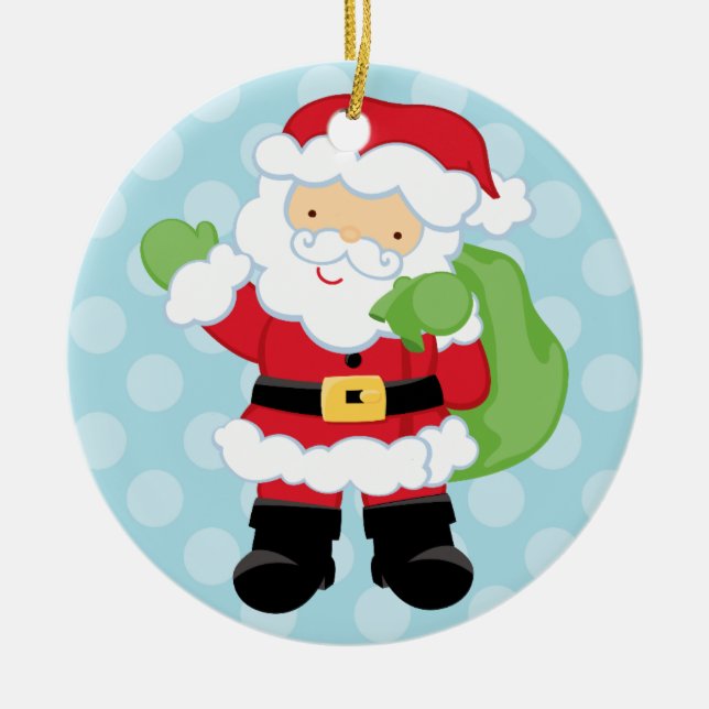 Santa | Holiday Ornament (Front)