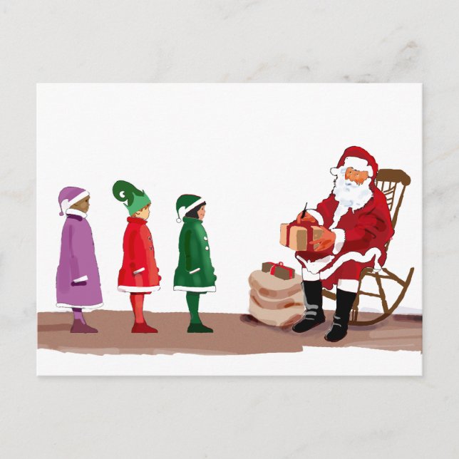 SANTA HOLIDAY POSTCARD (Front)