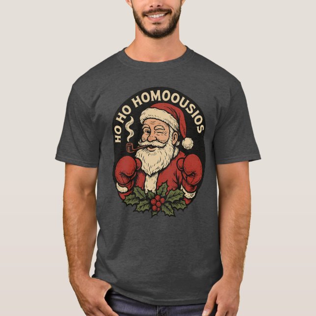 Santa Homoousios T-Shirt (Front)