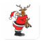 Santa Hugging Reindeer
