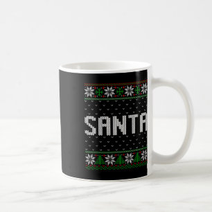 Santa I Am So Good Santa Came Twice Couples Ugly C Coffee Mug
