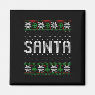 Santa I Am So Good Santa Came Twice Couples Ugly C Magnet