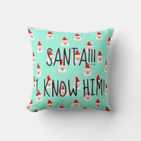 santa i know him elf movie quote mid century