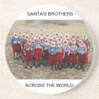 SANTA IN A FIELD COASTER