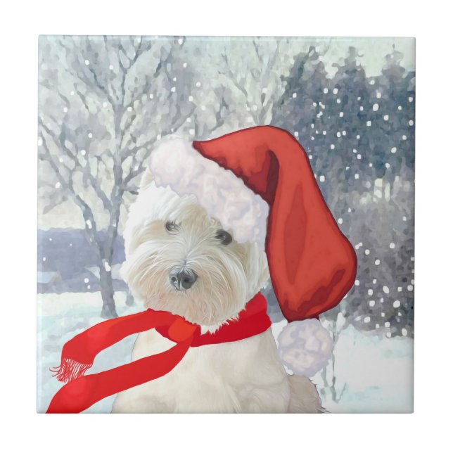 Santa in Boots Tile (Front)