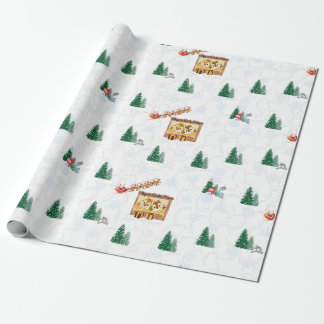 Santa in Chip & Dale Home Gift Wrappers  Wrapping Paper