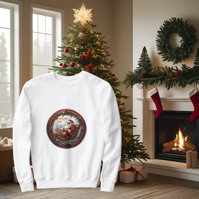 Santa in His Sleigh  Sweatshirt (Creator Uploaded)