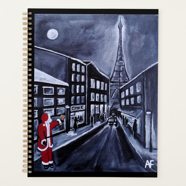Santa in Paris Painting by Alfred Fox (Devant)