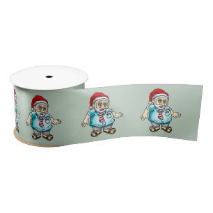 Santa in Sandals Satin Ribbon