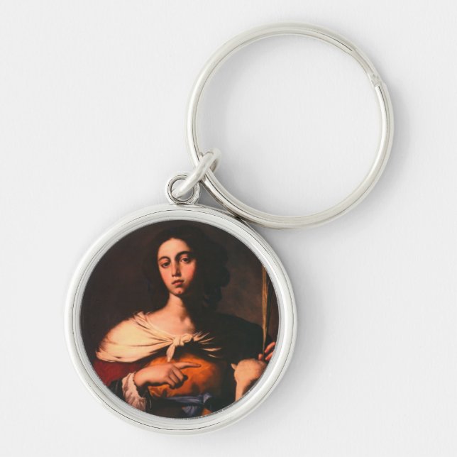 Santa Inés (by Guarino, 1650) Keychain (Front)