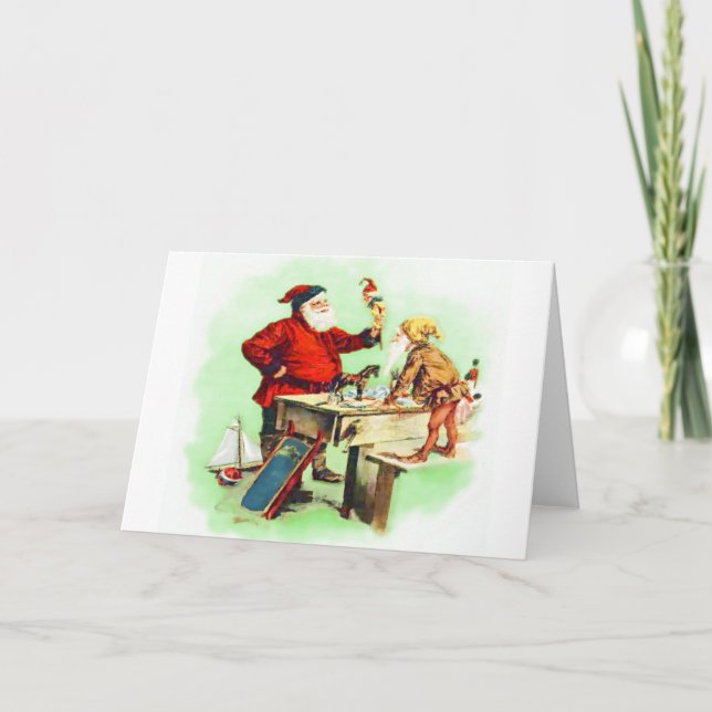 Santa Inspection Holiday Card (Front)