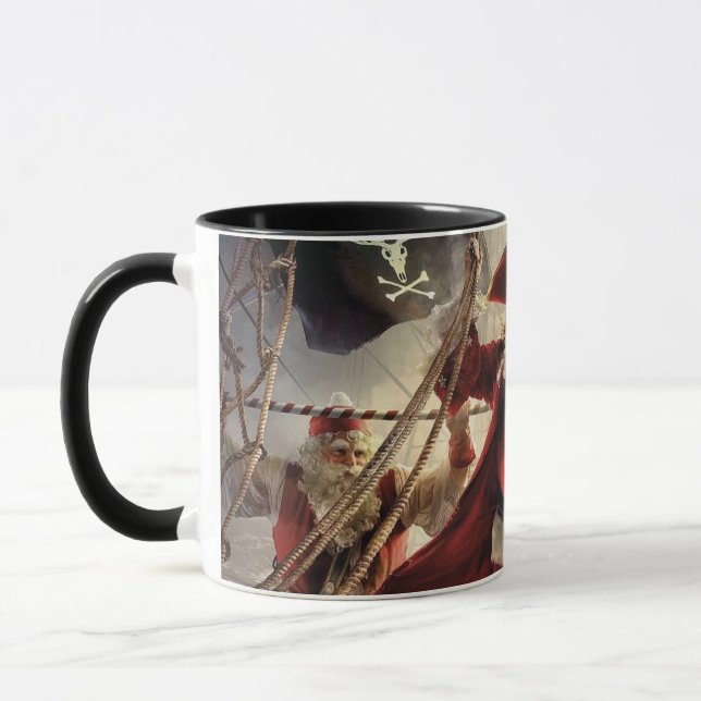 Santa Is A Pirate Mug (Left)