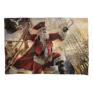 Santa Is A Pirate Pillowcase
