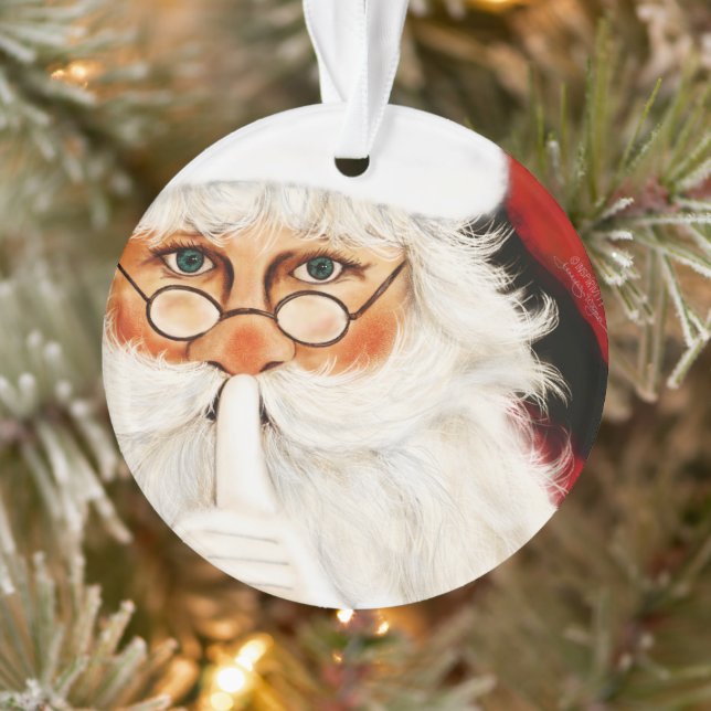 Santa is Coming Fun Kid Christmas Inspirivity Ornament (Tree)