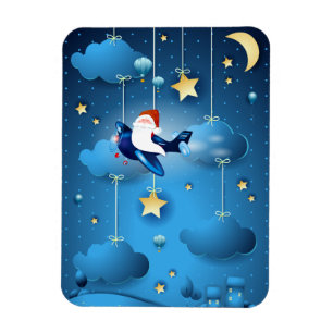 Santa is Coming Magnet