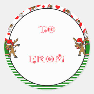 Santa is Coming Sticker