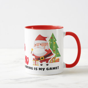 Santa is my name and giving my game mug