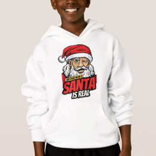 Santa Is Real – Ask Your Mom Pop Art Winking Santa