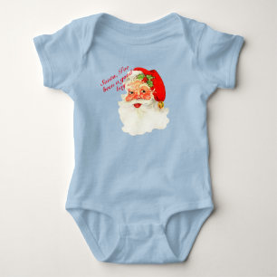 Santa I've been good Personalize Christmas Baby Bodysuit